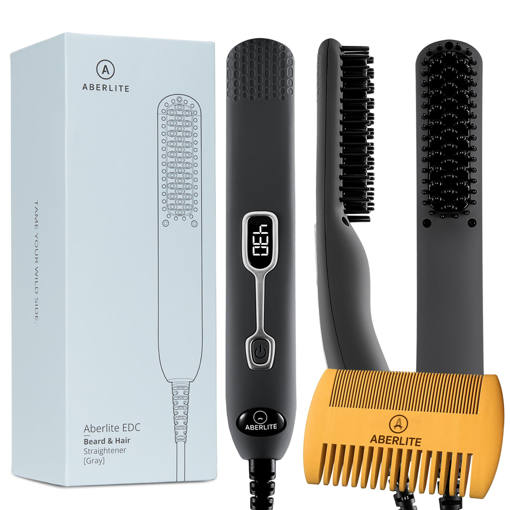 Fountain Edge Grooming Classic Beard Brush White