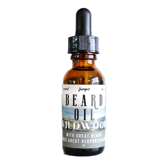 Beard Oil Bottle - Cedar