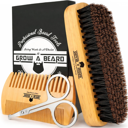 Fountain Edge Grooming Beard Brush Natural