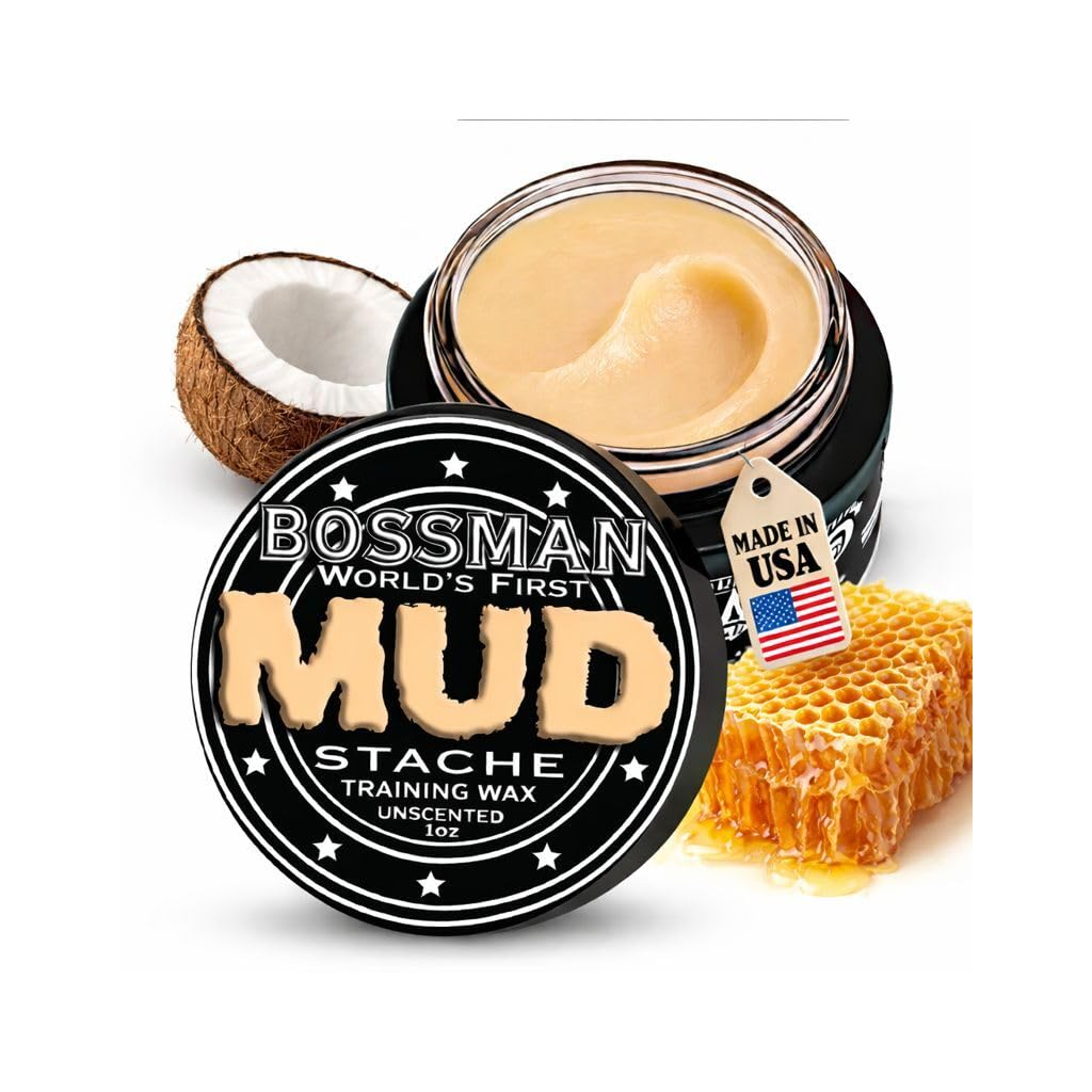 Fountain Edge Grooming Heavy Duty Mustache Wax Gray