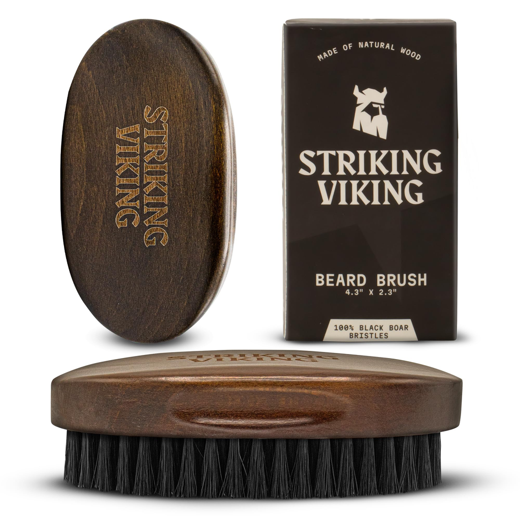 Fountain Edge Grooming Classic Beard Brush Black