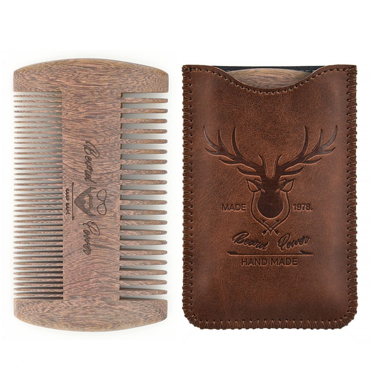 Beard Comb Wooden - Sandalwood